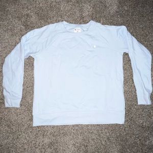 Light blue fleece champion crew